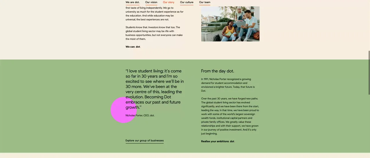 Preview: The Dot Group